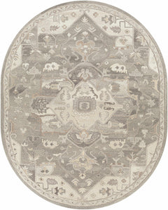 Broomfield 1196 Hand Tufted Taupe Wool Rug - Ornate Home