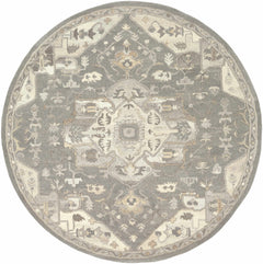 Broomfield 1196 Hand Tufted Taupe Wool Rug - Ornate Home