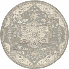 Broomfield 1196 Hand Tufted Taupe Wool Rug - Ornate Home