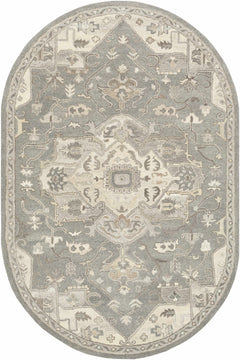 Broomfield 1196 Hand Tufted Taupe Wool Rug - Ornate Home