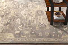 Broomfield 1196 Hand Tufted Taupe Wool Rug - Ornate Home