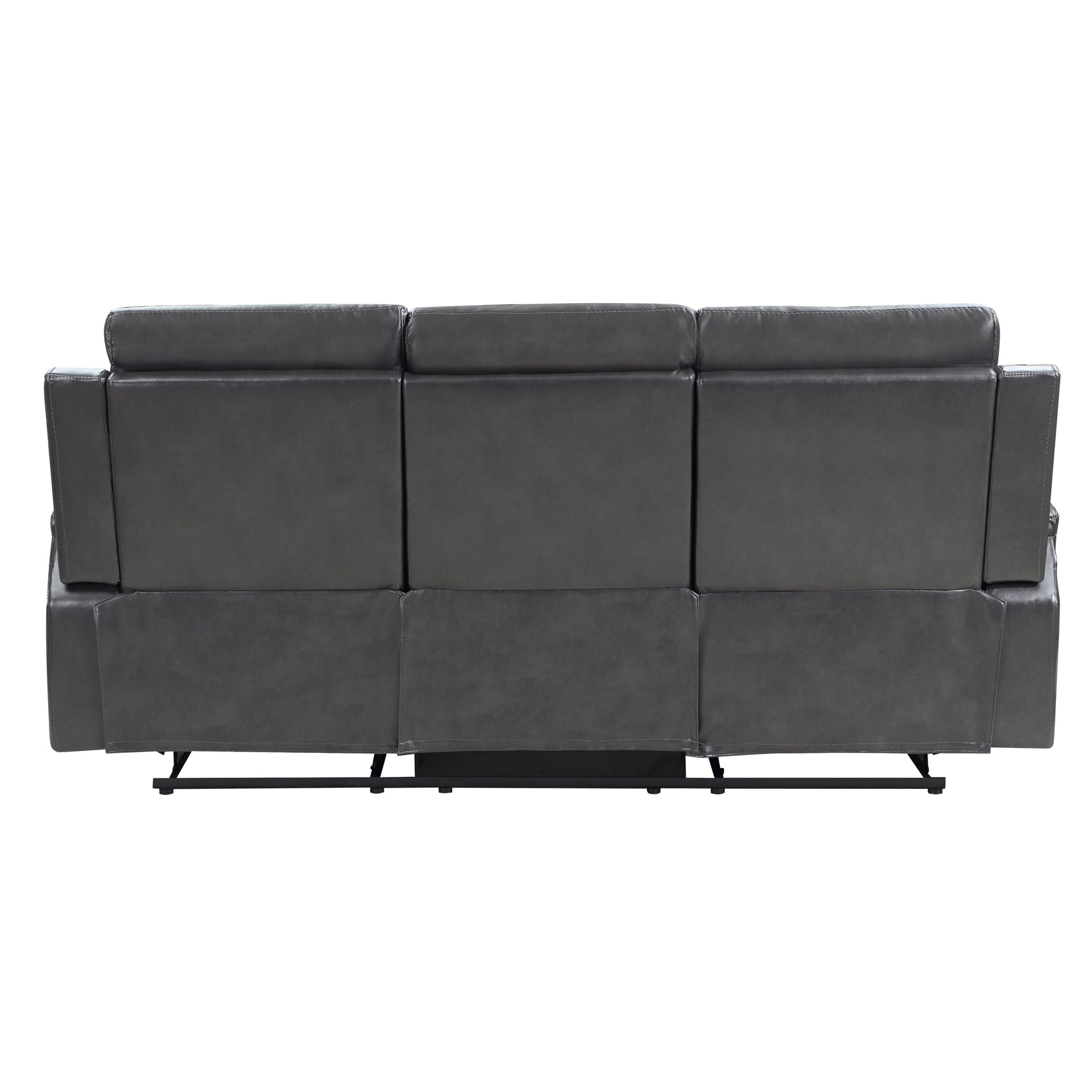 Broomfield Dark Gray Double Reclining Sofa - Ornate Home