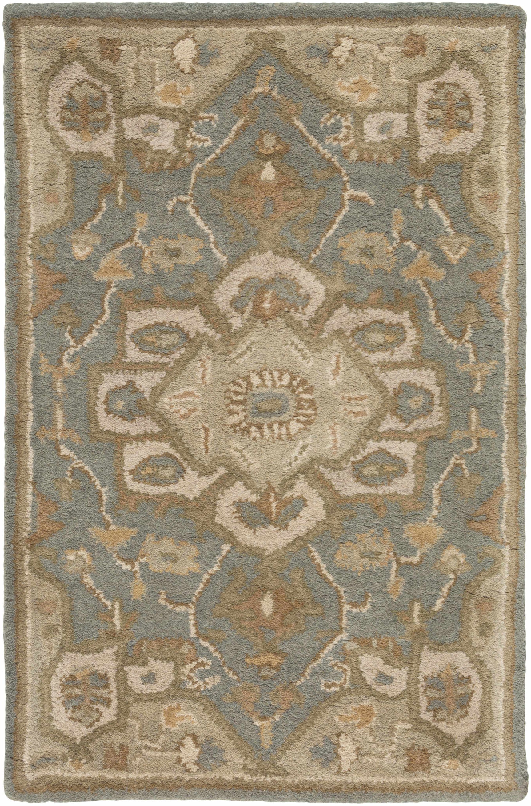 Broomfield Gray 1144 Wool Area Rug - Ornate Home