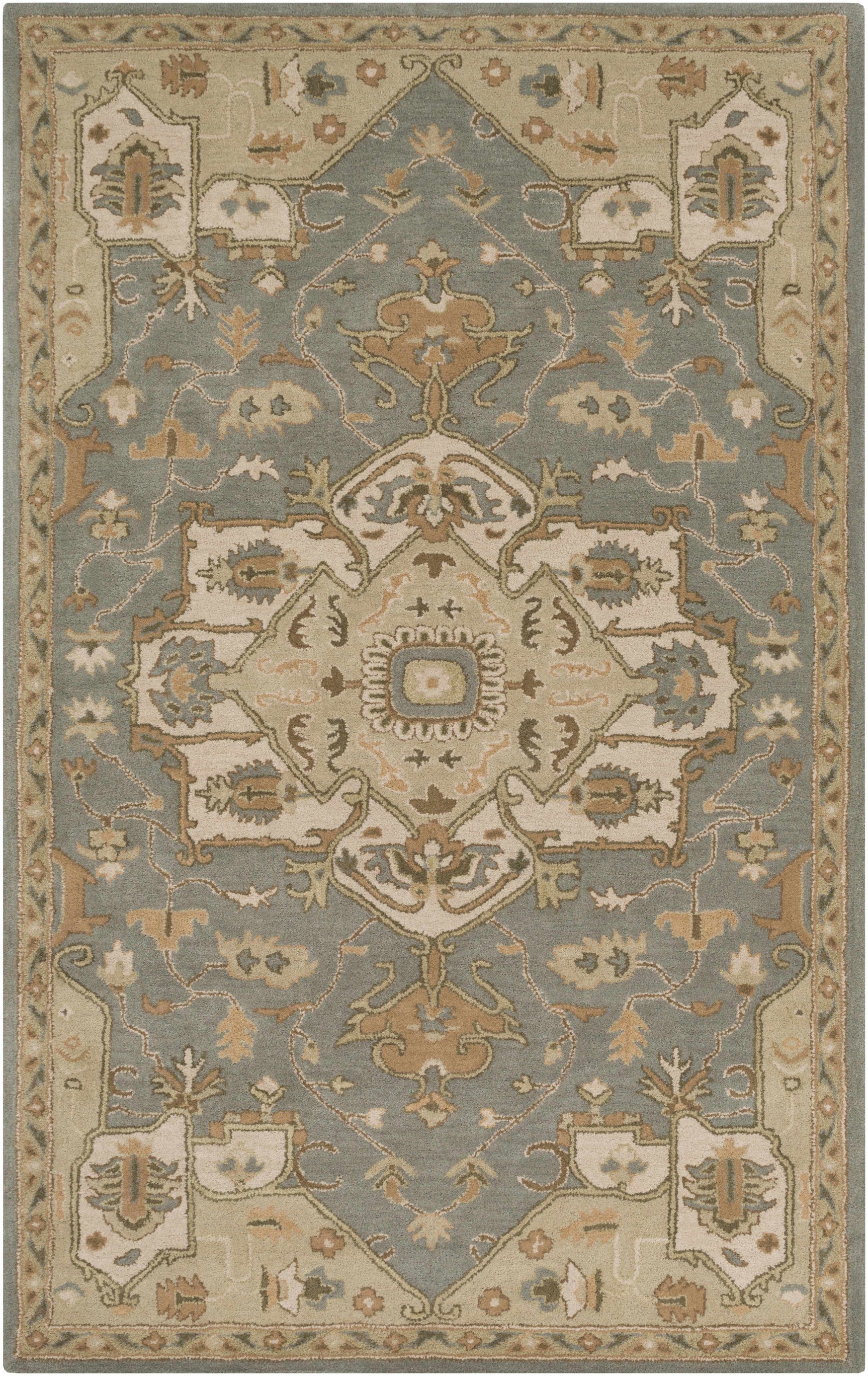 Broomfield Gray 1144 Wool Area Rug - Ornate Home
