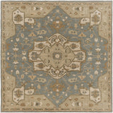 Broomfield Gray 1144 Wool Area Rug - Ornate Home