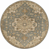 Broomfield Gray 1144 Wool Area Rug - Ornate Home