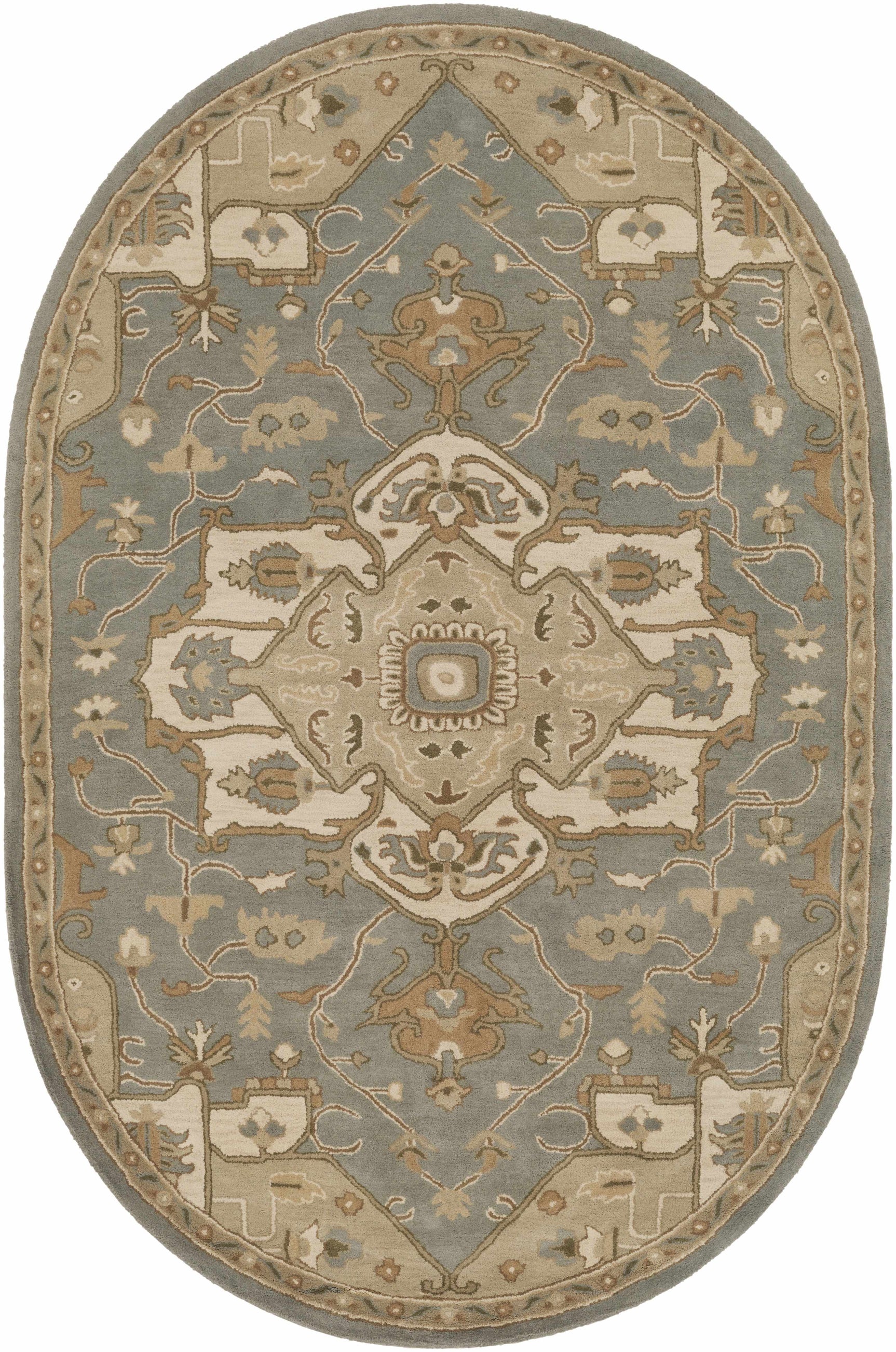 Broomfield Gray 1144 Wool Area Rug - Ornate Home