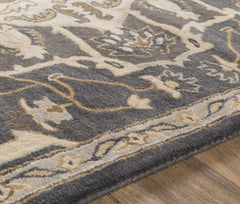 Broomfield Hand Tufted Charcoal 12823 Area Rug - Clearance - Ornate Home