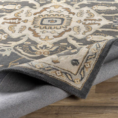 Broomfield Hand Tufted Charcoal 12823 Area Rug - Clearance - Ornate Home
