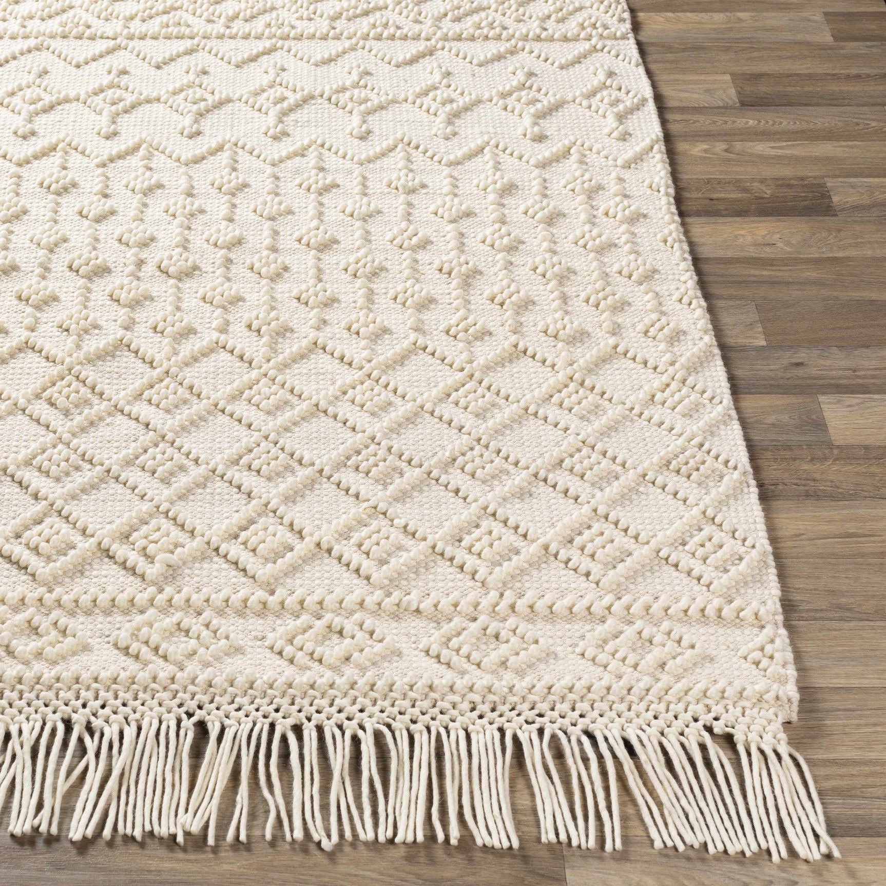Brothers Beige Wool&Cotton Rug - Ornate Home
