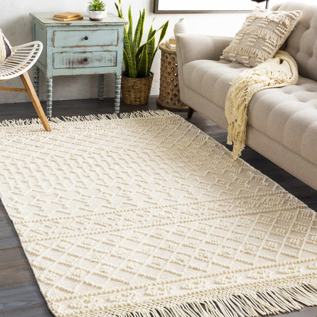 Brothers Beige Wool&Cotton Rug - Ornate Home