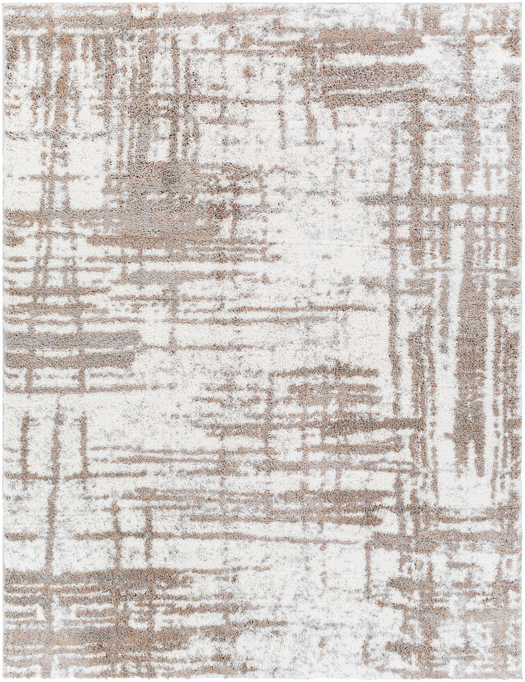 Broulee Abstract Striped Plush Rug - Ornate Home