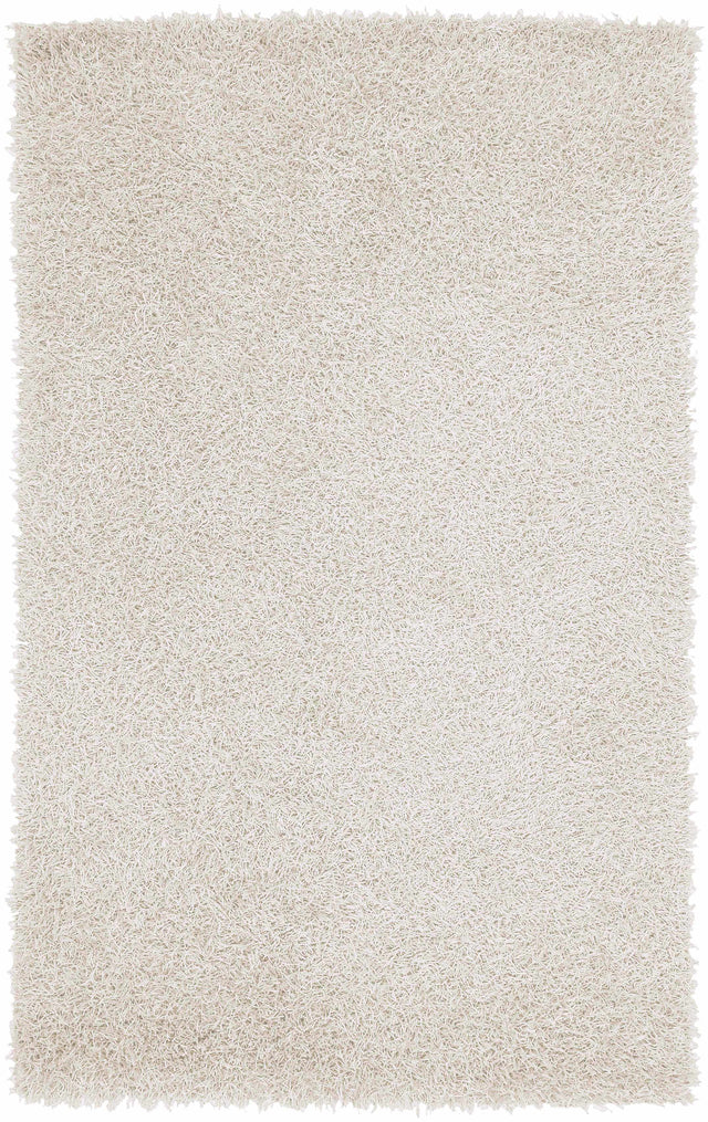 Browder 3x4 Solid Cream Shag Rug - Clearance - Ornate Home