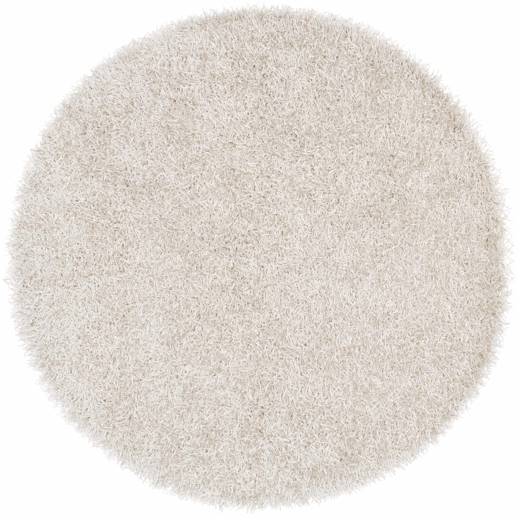 Browder 3x4 Solid Cream Shag Rug - Clearance - Ornate Home