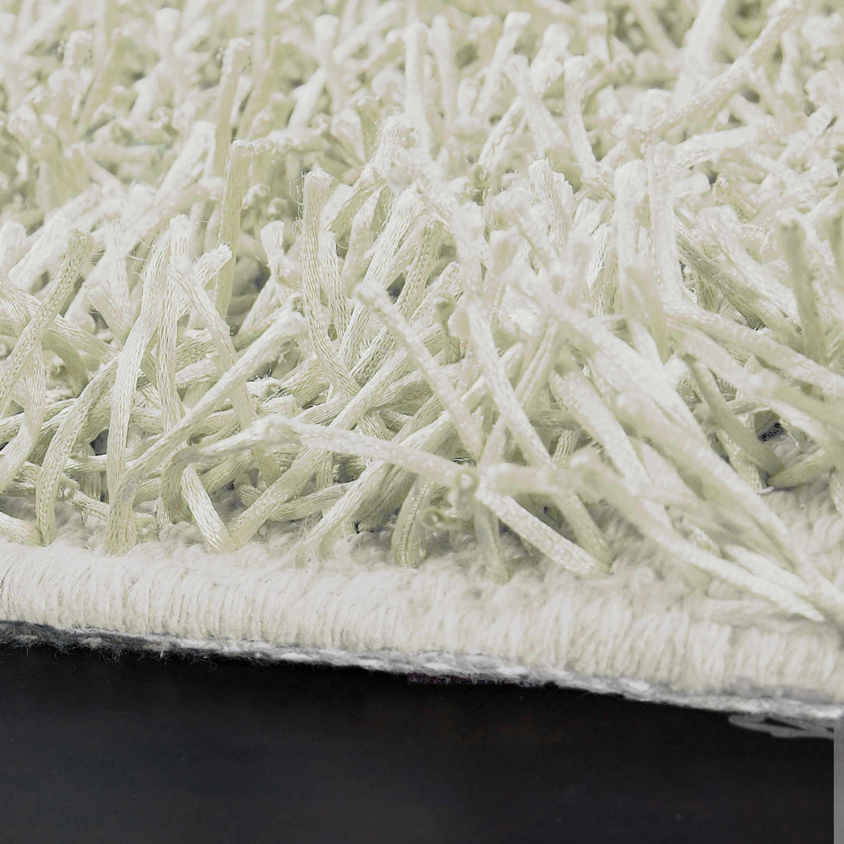 Browder 3x4 Solid Cream Shag Rug - Clearance - Ornate Home