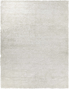 Browder 3x4 Solid Cream Shag Rug - Clearance - Ornate Home