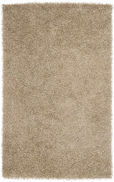 Browder Solid Beige Shag Area Rug - Clearance - Ornate Home
