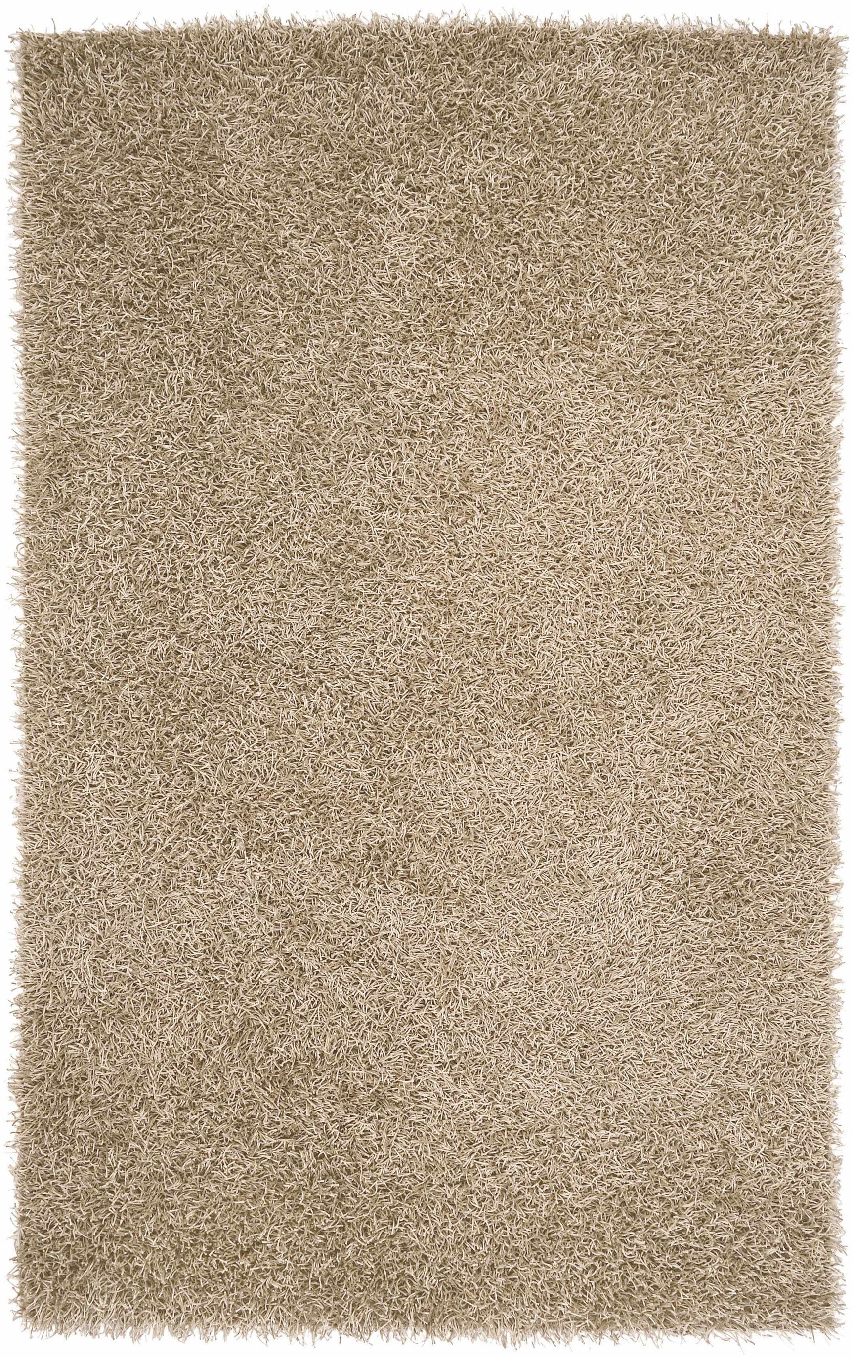 Browder Solid Beige Shag Area Rug - Clearance - Ornate Home