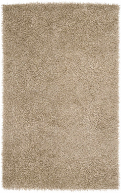 Browder Solid Beige Shag Area Rug - Clearance - Ornate Home