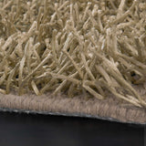 Browder Solid Beige Shag Area Rug - Clearance - Ornate Home