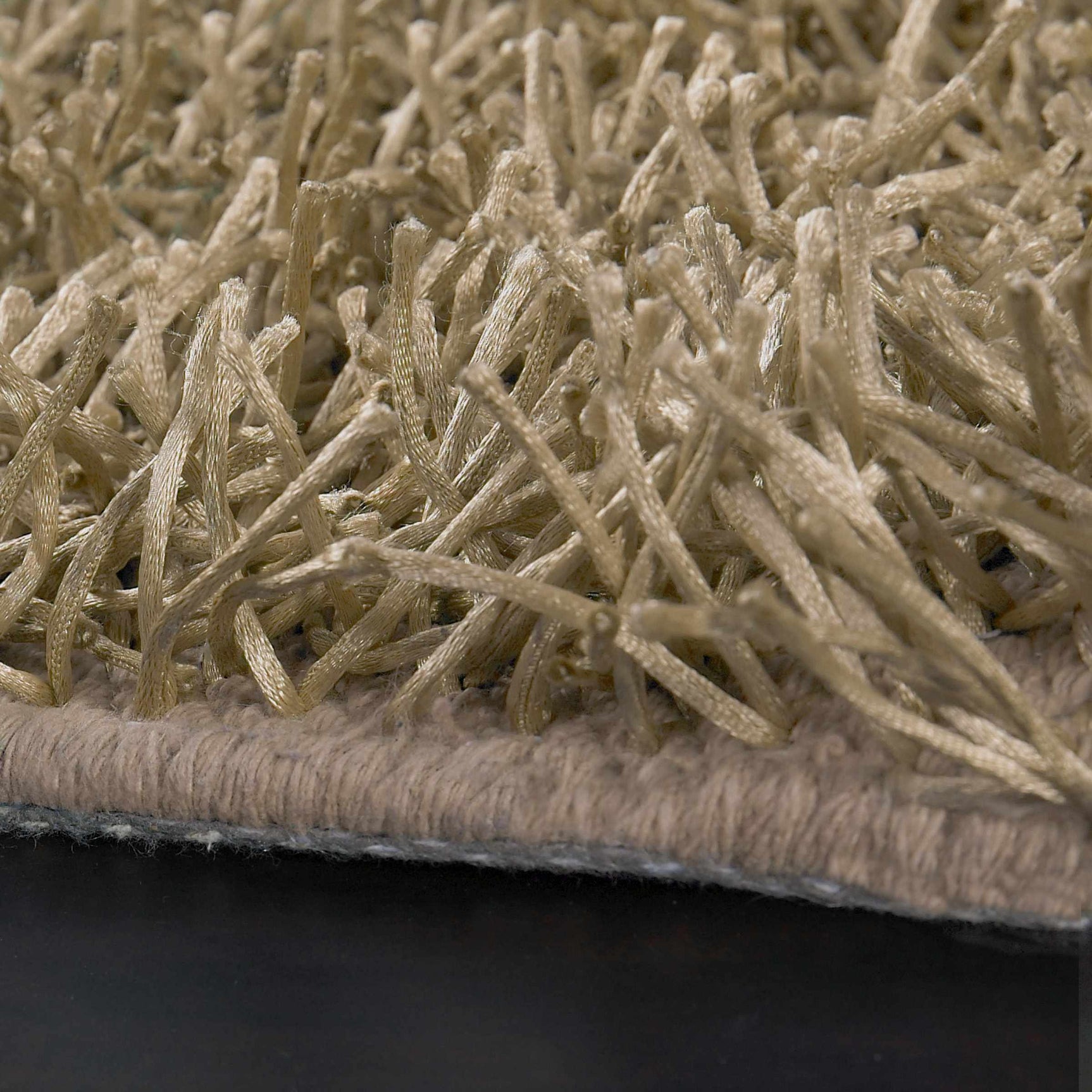 Browder Solid Beige Shag Area Rug - Clearance - Ornate Home