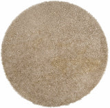 Browder Solid Beige Shag Area Rug - Clearance - Ornate Home