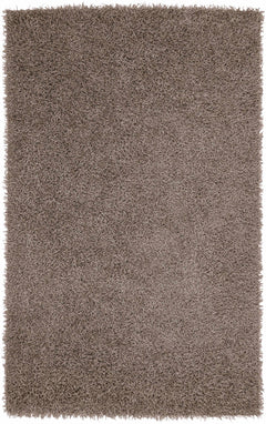 Browder Solid Brown Shag Rug - Clearance - Ornate Home