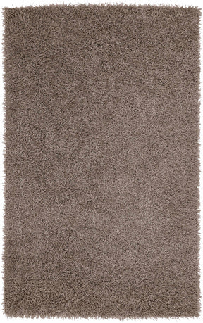 Browder Solid Brown Shag Rug - Clearance - Ornate Home