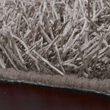 Browder Solid Brown Shag Rug - Clearance - Ornate Home