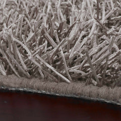 Browder Solid Brown Shag Rug - Clearance - Ornate Home