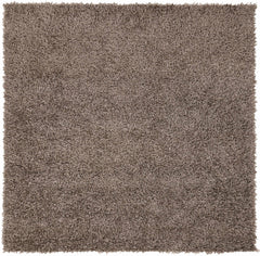 Browder Solid Brown Shag Rug - Clearance - Ornate Home