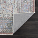 Brown Bagamanoc Medallion Washable Area Rug - Clearance - Ornate Home