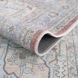 Brown Bagamanoc Medallion Washable Area Rug - Clearance - Ornate Home