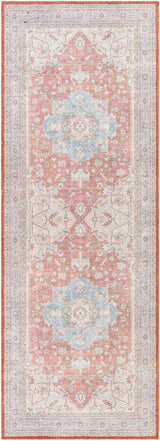 Brown Bagamanoc Medallion Washable Area Rug - Clearance - Ornate Home