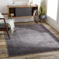 Brown Ballinasloe Vintage Washable Area Rug - Clearance - Ornate Home