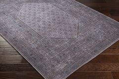 Brown Ballinasloe Vintage Washable Area Rug - Clearance - Ornate Home