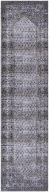 Brown Ballinasloe Vintage Washable Area Rug - Clearance - Ornate Home