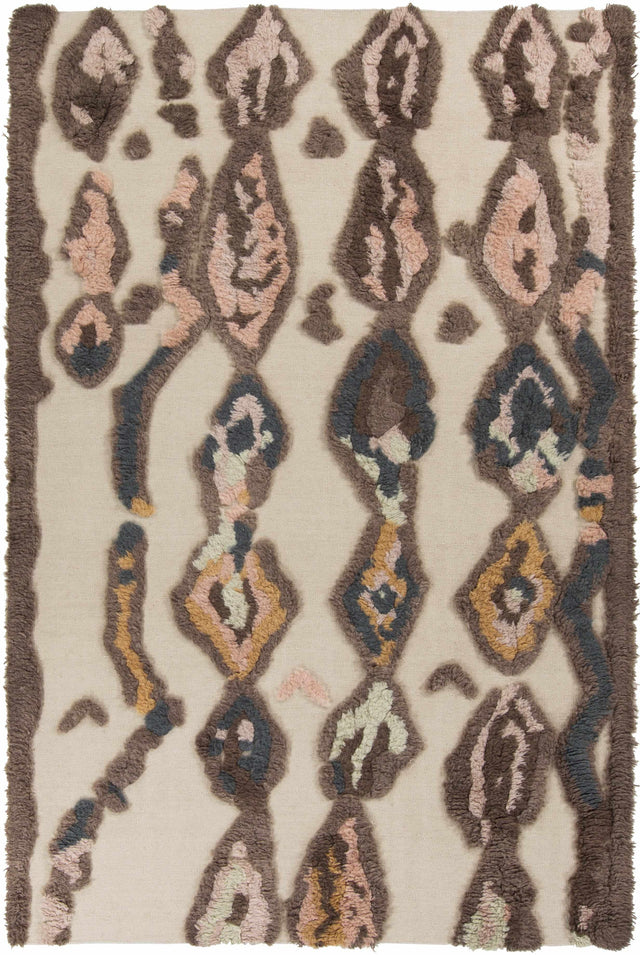 Brown Pink Nila Area Carpet - Clearance - Ornate Home