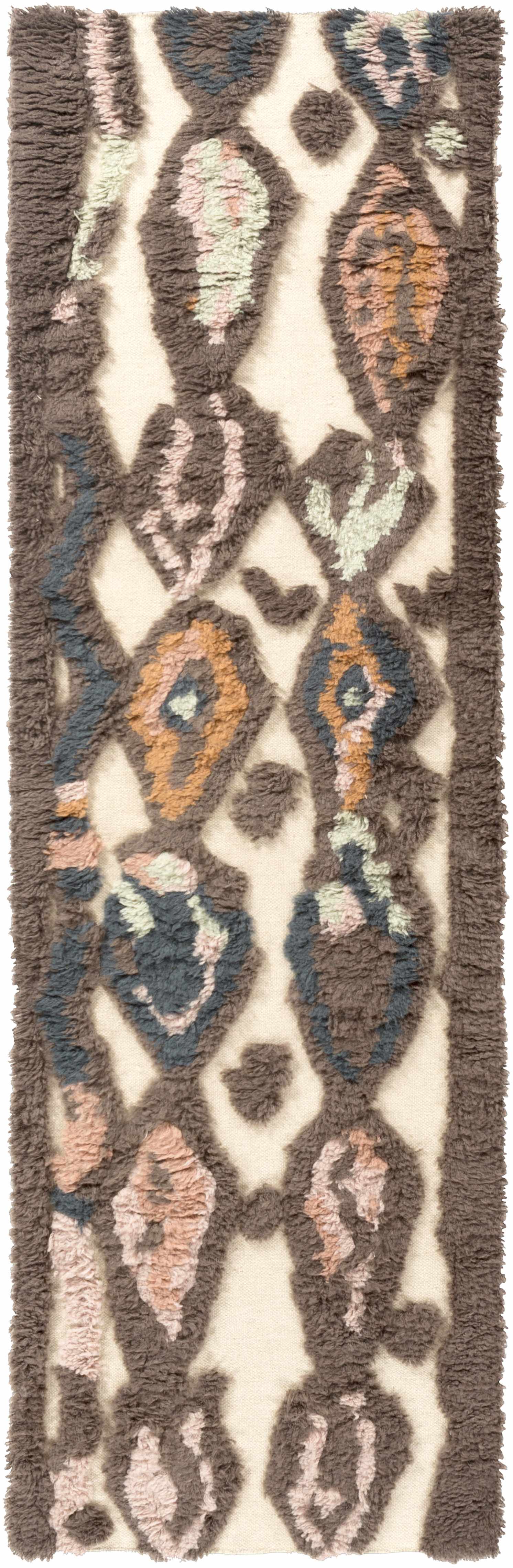 Brown Pink Nila Area Carpet - Clearance - Ornate Home