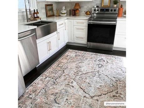 Brown Standon Vintage Washable Area Rug - Ornate Home