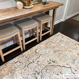 Brown Standon Vintage Washable Area Rug - Ornate Home