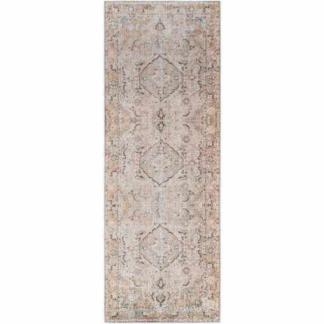 Brown Standon Vintage Washable Area Rug - Ornate Home