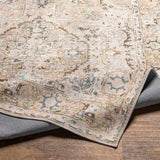 Brown Standon Vintage Washable Area Rug - Ornate Home