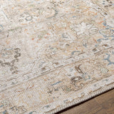 Brown Standon Vintage Washable Area Rug - Ornate Home