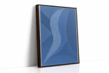 Serene Blue Abstract Art Print