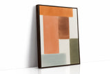 Earthy Harmony - Abstract Geometric Canvas Art