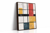 Modular Rhythm – Abstract Primary Color Grid Art
