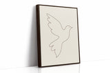 Minimalist Dove Line Art Print