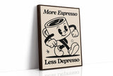 Caffeinated Cheer - Retro Coffee Art Print