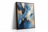 Blue Serenity - Abstract Ocean-Inspired Canvas Art